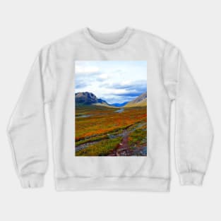 Kungsleden (The Kings Trail), Sweden Crewneck Sweatshirt